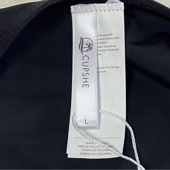 NWT CUPSHE / Black Bikini Bottom Size L - Picture 4 of 10